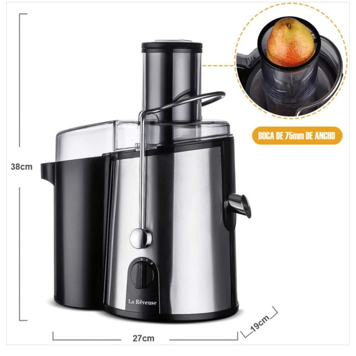Extractor Electrico De Jugos Con Recipiente Para Pulpa