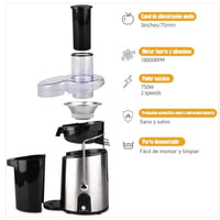 Extractor Electrico De Jugos Con Recipiente Para Pulpa