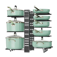 Organizador Ajustable Para Ollas Sartenes Y Tapas