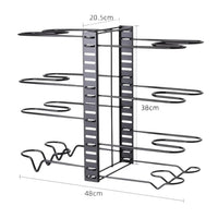 Organizador Ajustable Para Ollas Sartenes Y Tapas