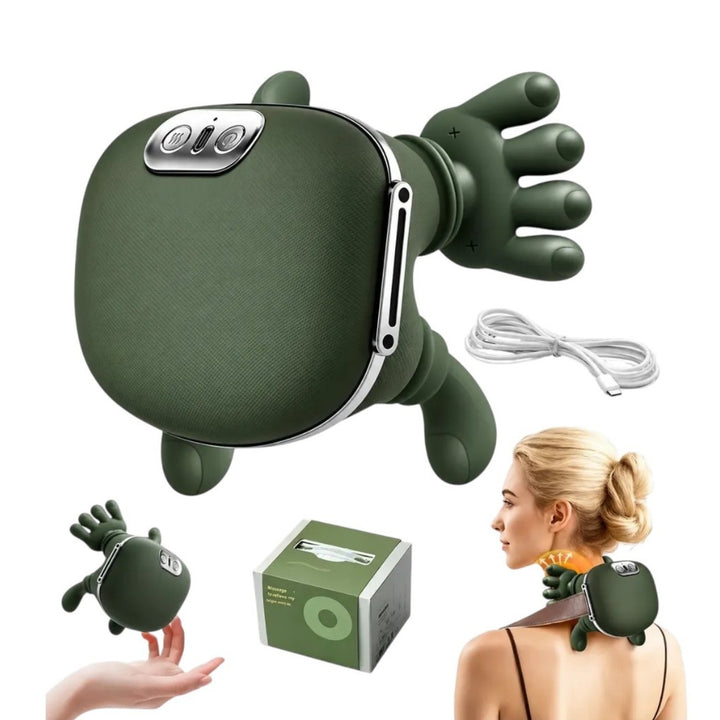 Masajeador Electrico Cervical Con Calor Y Vibracion
