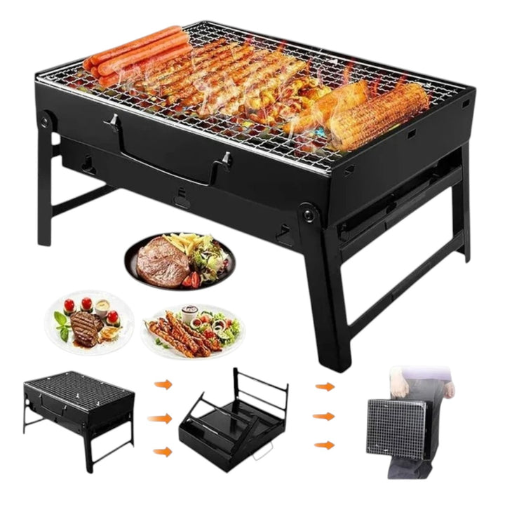 Asador Plegable Portátil Para Camping Y Asados