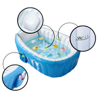 Bañera Inflable Para Bebes Portatil Plegable