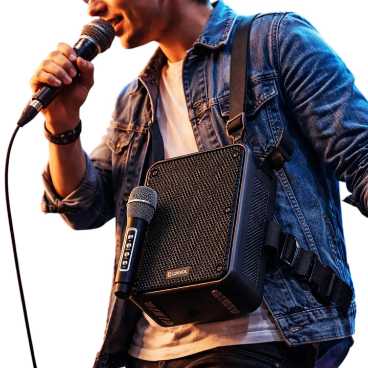 Parlante Portatil Recargable Para Karaoke