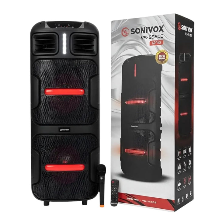 Torre De Sonido Bluetooth Con Microfono