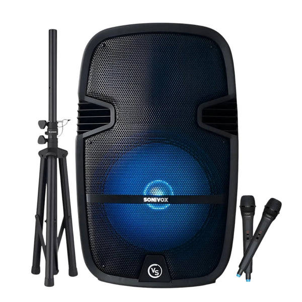 Cabina Bluetooth Con Luces Y Microfono Karaoke