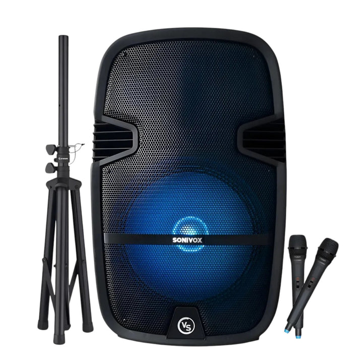 Cabina Bluetooth Con Luces Y Microfono Karaoke
