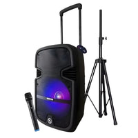 Cabina Bluetooth Con Luces Y Microfono Karaoke