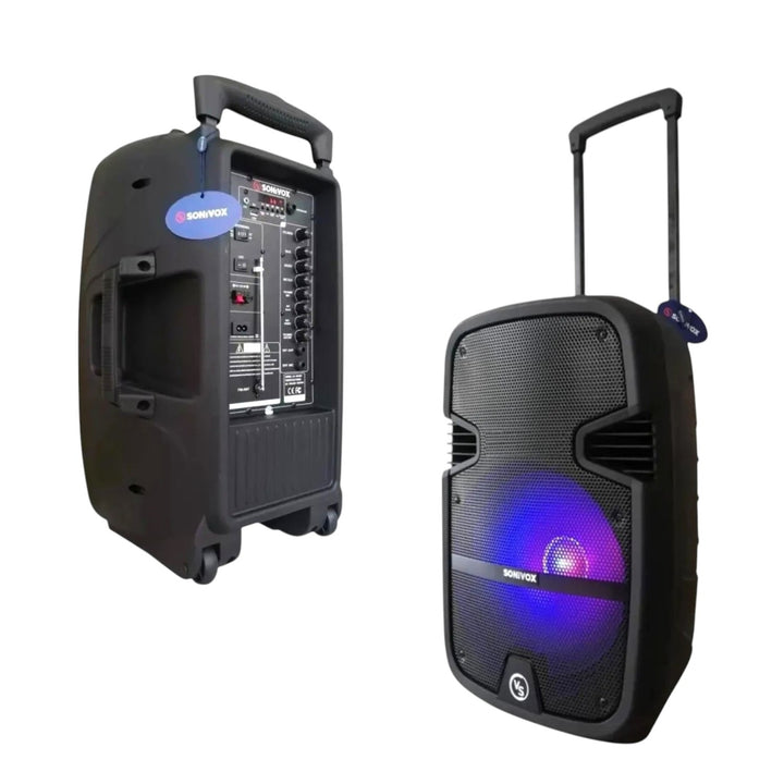 Cabina Bluetooth Con Luces Y Microfono Karaoke