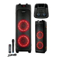 Torre De Sonido Portatil Con Microfono
