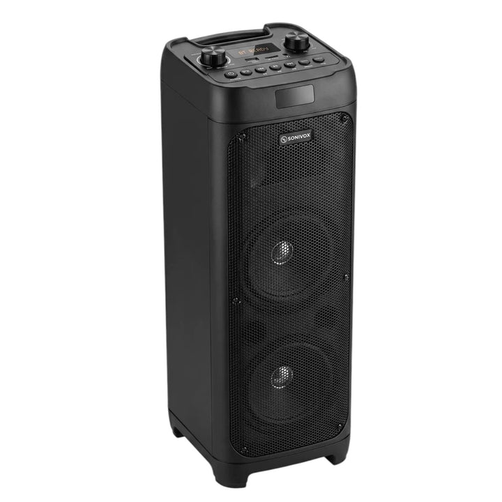 Torre De Sonido Portatil Con Microfono