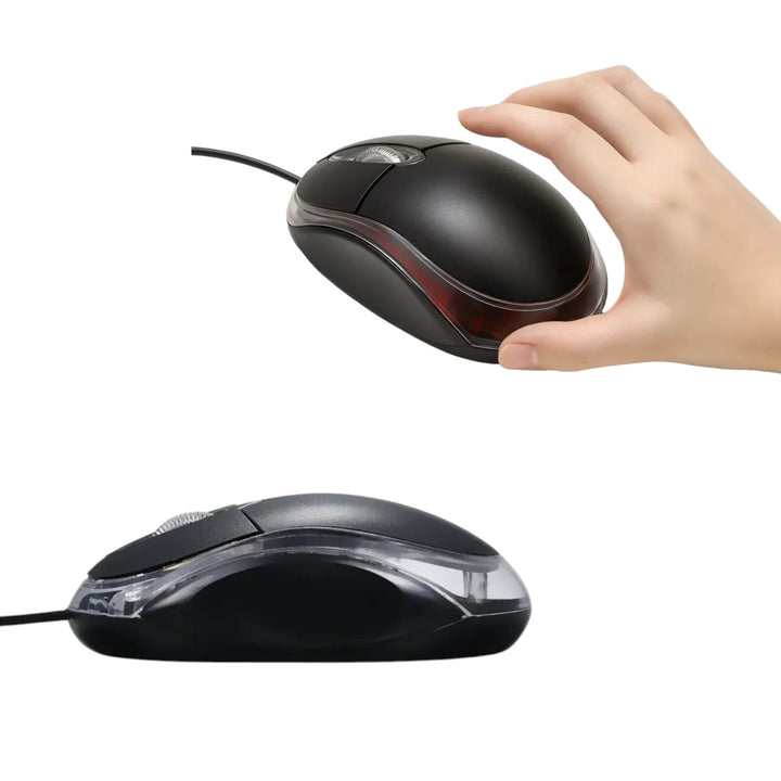 Mouse Alambrico USB Optico Para PC Y Portatil