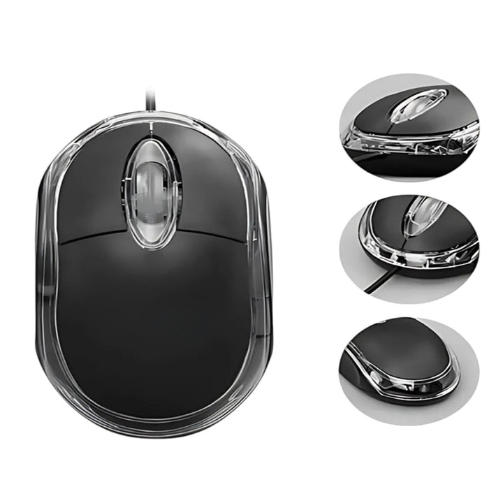 Mouse Alambrico USB Optico Para PC Y Portatil