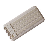 Power Bank  Con Cables Y Carga Rapida 22.5W