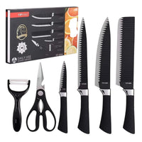 Juego De Cuchillos De Cocina Con Tijeras Y Pelador