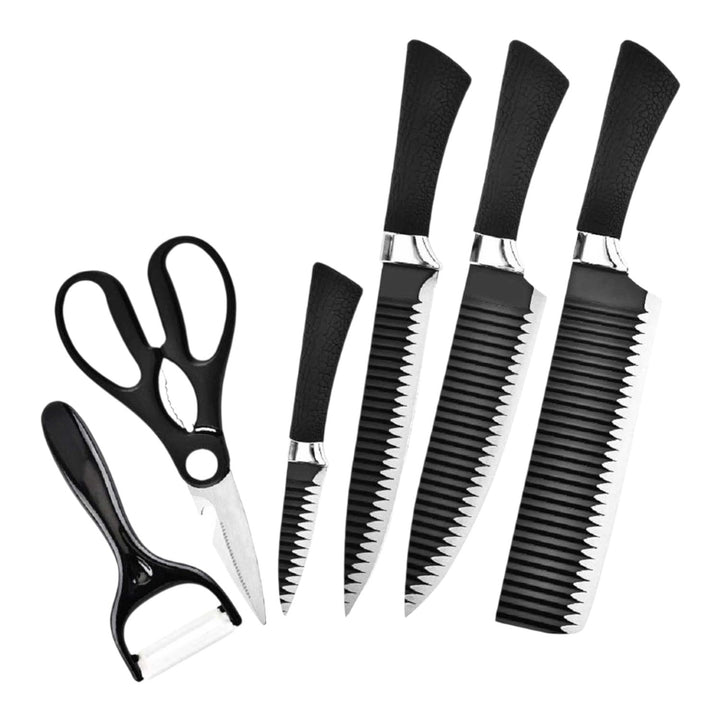 Juego De Cuchillos De Cocina Con Tijeras Y Pelador