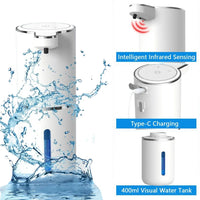 Dispensador De Jabon Automatica Con Sensor Y Carga Tipo C