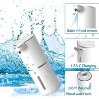 Dispensador De Jabon Automatica Con Sensor Y Carga Tipo C