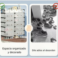 Organizador De Zapatos 6 Niveles Con Puertas