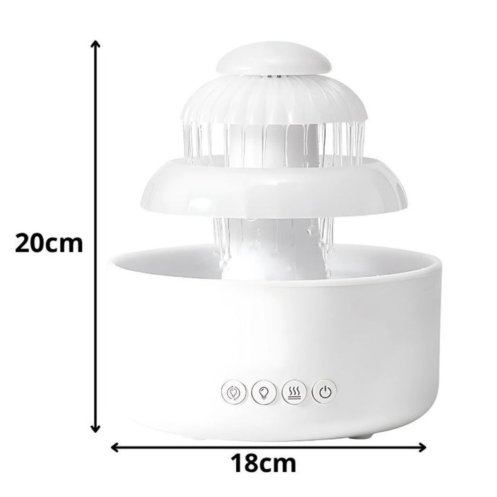Humidificador Con Fuente Para Aire Seco Y Mejor Descanso