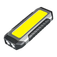 Linterna Solar Portatil Con Iman Y Gancho Para Trabajo