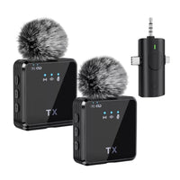 Microfono Inalambrico Doble Para Celular Y Videos