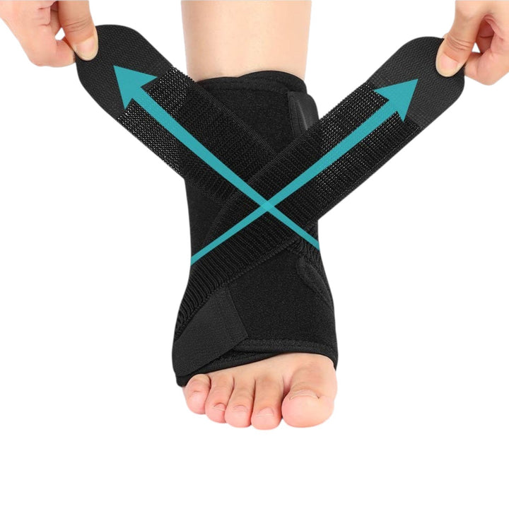 Tobillera Ajustable Con Calor Para Esguinces Y Dolor