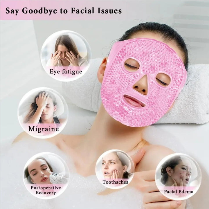Mascara Facial Refrescante De Gel Para Relajar El Rostro