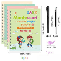 Cuaderno De Trazos Magico Reutilizable Para Ninos