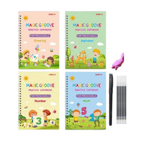 Cuaderno De Trazos Magico Reutilizable Para Ninos