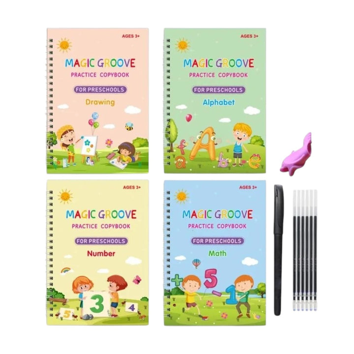 Cuaderno De Trazos Magico Reutilizable Para Ninos