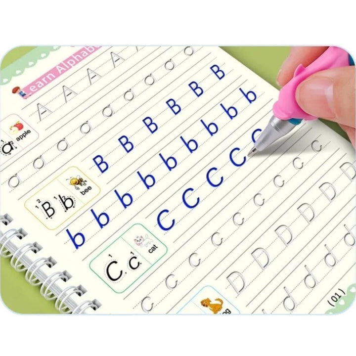 Cuaderno De Trazos Magico Reutilizable Para Ninos
