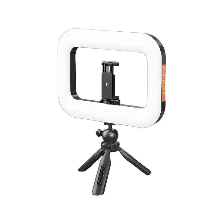 Aro De Luz Led De Mesa Y Soporte Para Celular