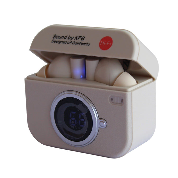 Audifonos Bluetooth Con Diseño Elegante Retro