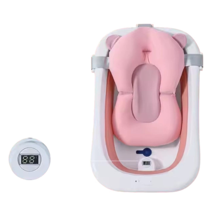 Bañera Plegable Para Bebe con Cojin Antideslizante