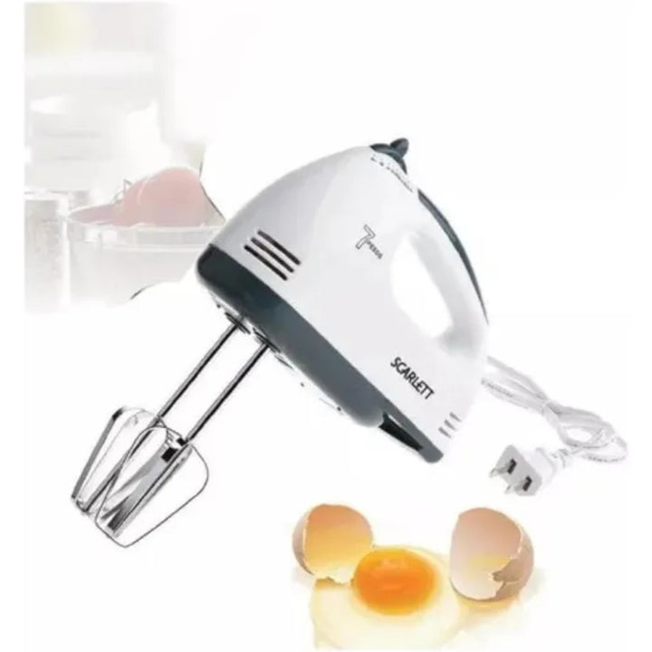 Batidora De Mano Electrica Con Varillas Para Mezclar Facil