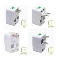 Adaptador Universal De Corriente Para Viajes Multienchufe