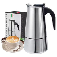 Cafetera 12 Tazas Portatil Acero Inoxidable Facil Uso