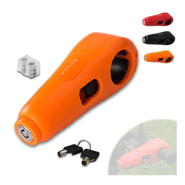 Candado De Seguridad Para Moto Manillar Antirrobo Con Llave