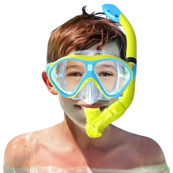 Careta De Buceo Con Snorkel Ajustable Para Nadar