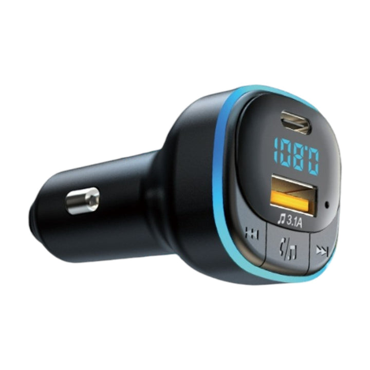Cargador Automovil Multifuncional Con Pantalla Y Cable