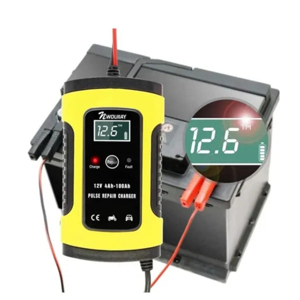Cargador De Bateria 12V Con Funcion De Reparacion Segura
