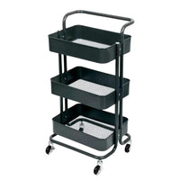 Carrito Organizador De 3 Niveles Con Ruedas Plastico