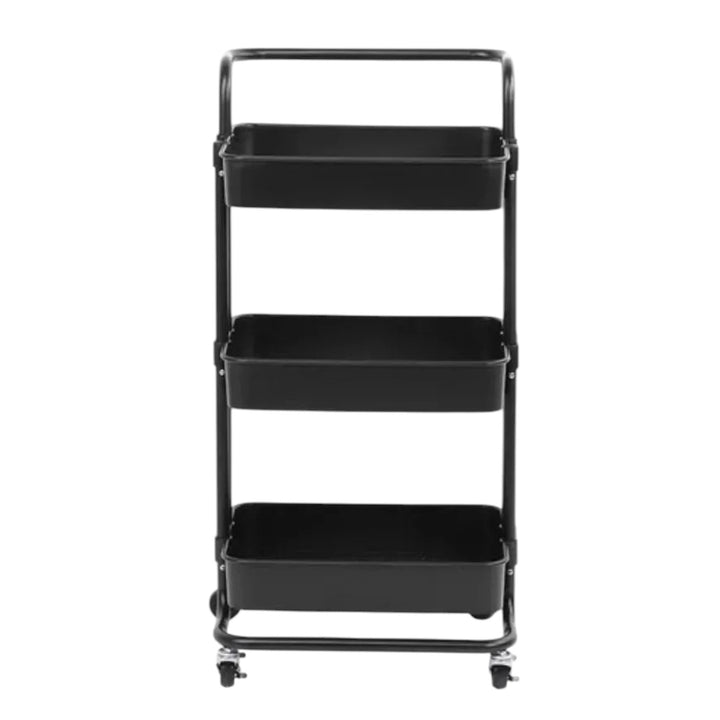 Carrito Organizador De 3 Niveles Con Ruedas Plastico