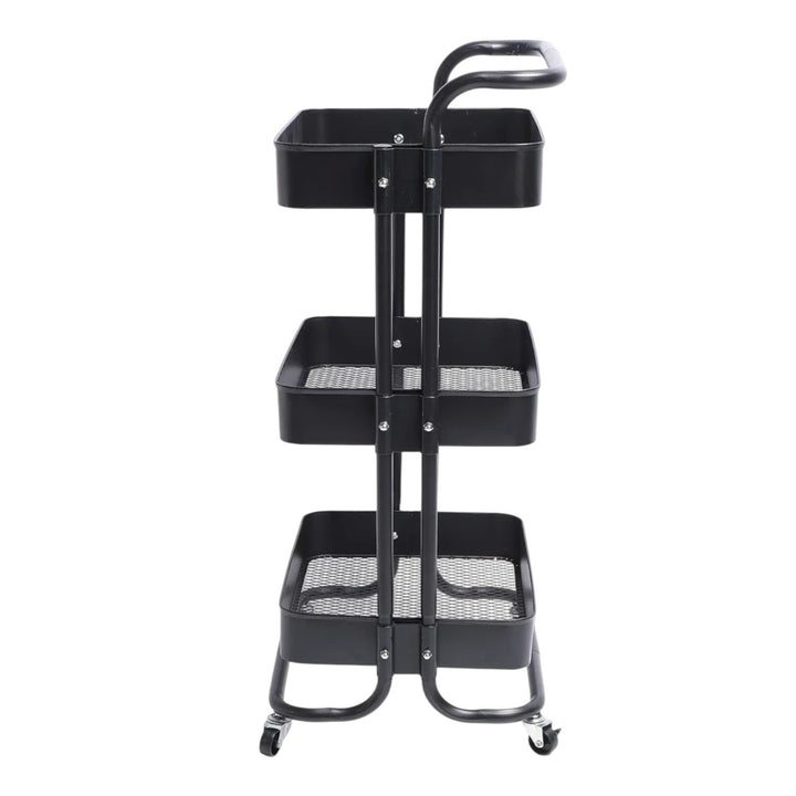 Carrito Organizador De 3 Niveles Con Ruedas Plastico