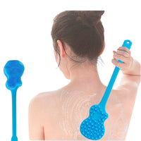 Cepillo Ducha Espalda Silicona Suave Para Masaje Y Limpieza