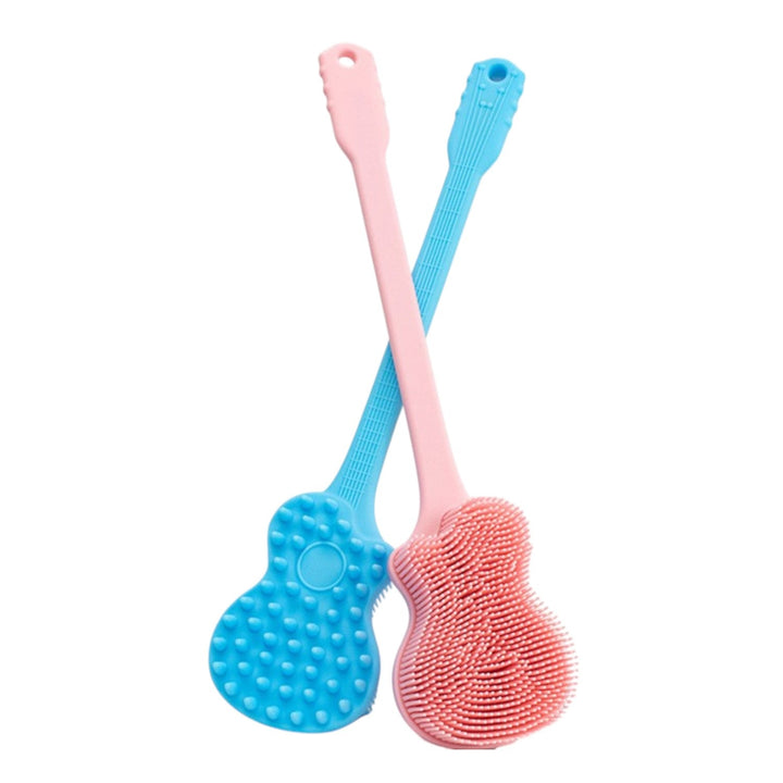 Cepillo Ducha Espalda Silicona Suave Para Masaje Y Limpieza