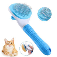 Cepillo Removedor De Pelo Para Gatos Con Boton Autolimpiante