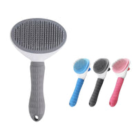 Cepillo Removedor De Pelo Para Gatos Con Boton Autolimpiante