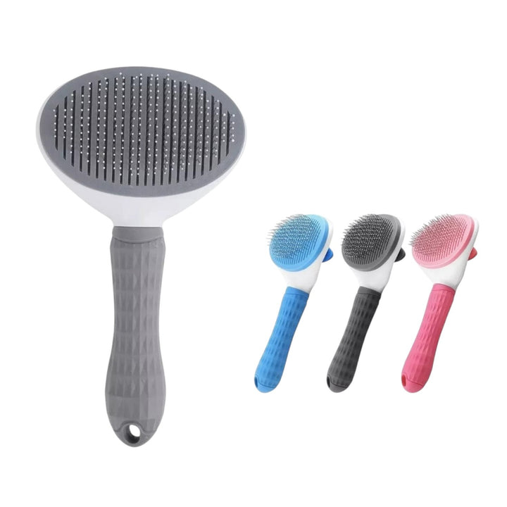 Cepillo Removedor De Pelo Para Gatos Con Boton Autolimpiante
